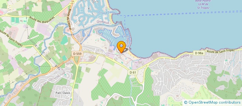 localisation de l'entreprise MORDZIOL YACHTSERVICE  COGOLIN