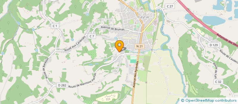 localisation de l'entreprise MORE MUSIC  LAYRAC