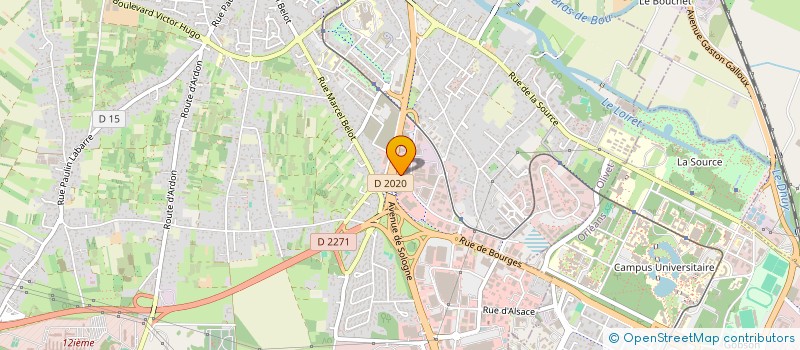 localisation de l'entreprise MORE ROADS  OLIVET