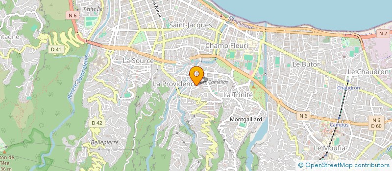 localisation de l'entreprise MORE ROOTS PRODUCTION  SAINT-DENIS