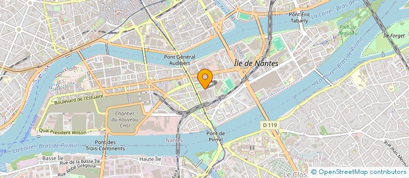 localisation de l'entreprise MOREA à NANTES
