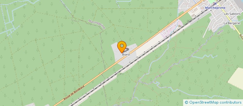 localisation de l'entreprise MOREAU  BIGANOS