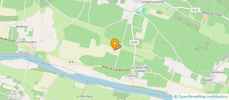 localisation de l'entreprise MOREAU  CRAVANT LES COTEAUX