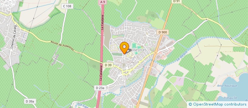 localisation de l'entreprise MOREAU  POLLESTRES