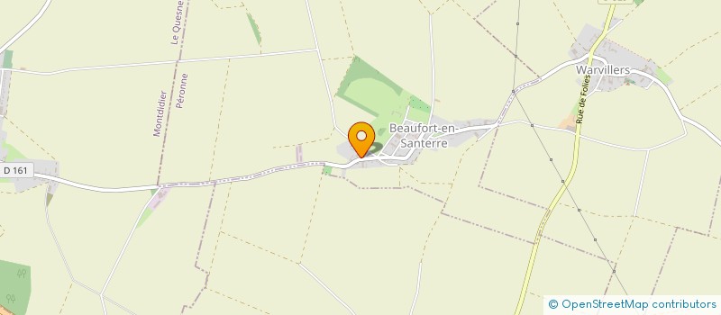 localisation de l'entreprise MOREAU  BEAUFORT-EN-SANTERRE