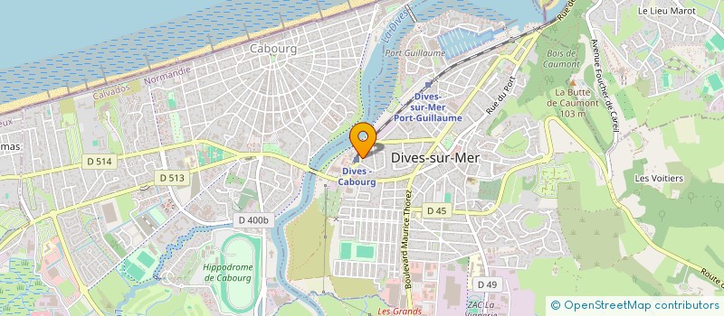 localisation de l'entreprise MOREAU à DIVES-SUR-MER