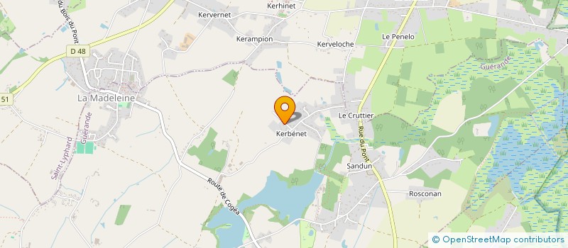 localisation de l'entreprise MOREAU  GUERANDE