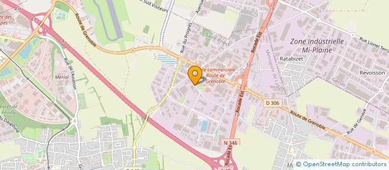 localisation de l'entreprise MOREAU  SAINT-PRIEST