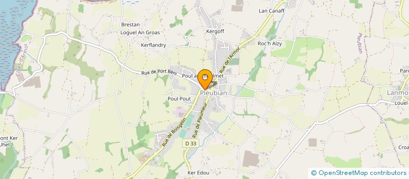 localisation de l'entreprise MOREAU AMASC  PLEUBIAN