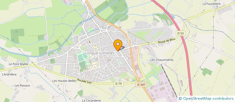 localisation de l'entreprise MOREAU ANJOU TOITURE  BEAUFORT-EN-ANJOU