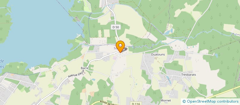 localisation de l'entreprise MOREAU BUTTES CHAUMONT  SOUSTONS