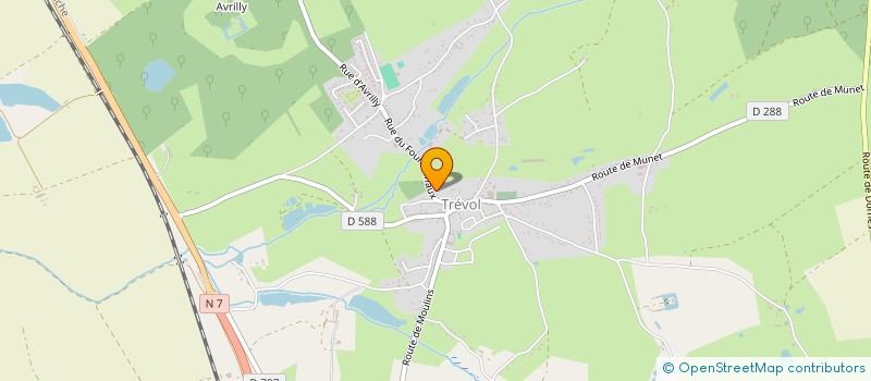 localisation de l'entreprise MOREAU-CLAIRE IMMOBILIER  TREVOL