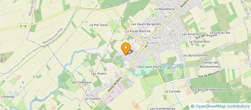 localisation de l'entreprise MOREAU CLIMELEC à CLERY-SAINT-ANDRE