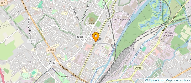 localisation de l'entreprise MOREAU DISTRIBUTION à ANZIN