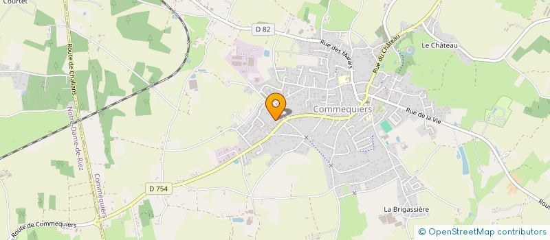 localisation de l'entreprise MOREAU FRERES à COMMEQUIERS