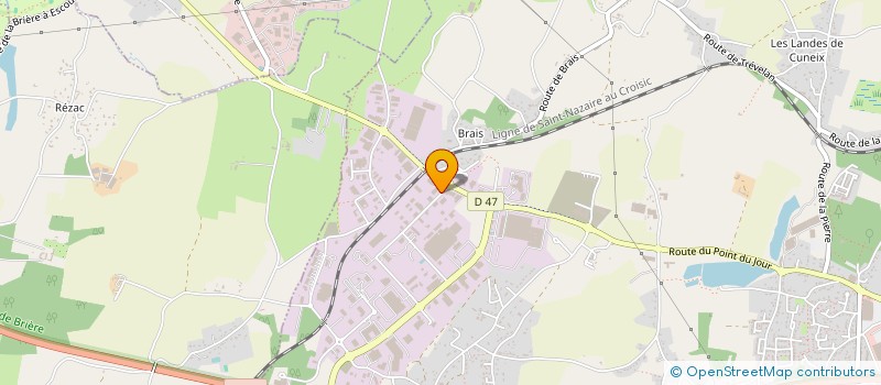 localisation de l'entreprise MOREAU GENIE CLIMATIQUE à SAINT-NAZAIRE