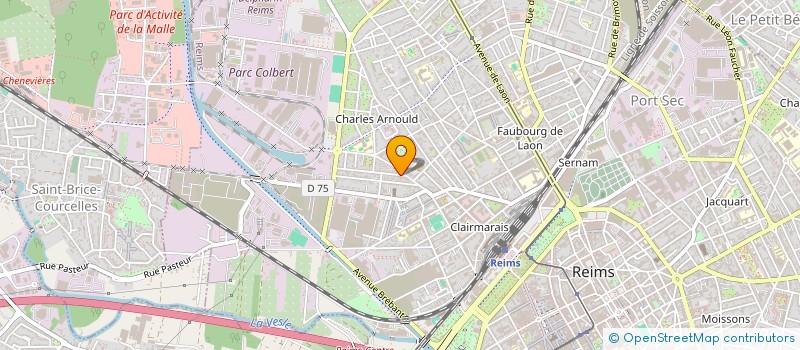 localisation de l'entreprise MOREAU IMMO  REIMS