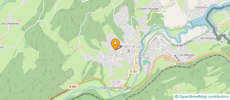 localisation de l'entreprise MOREAU IMMO  VILLERS-LE-LAC