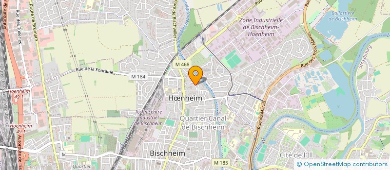 localisation de l'entreprise MOREAU INVESTISSEMENTS  BISCHHEIM