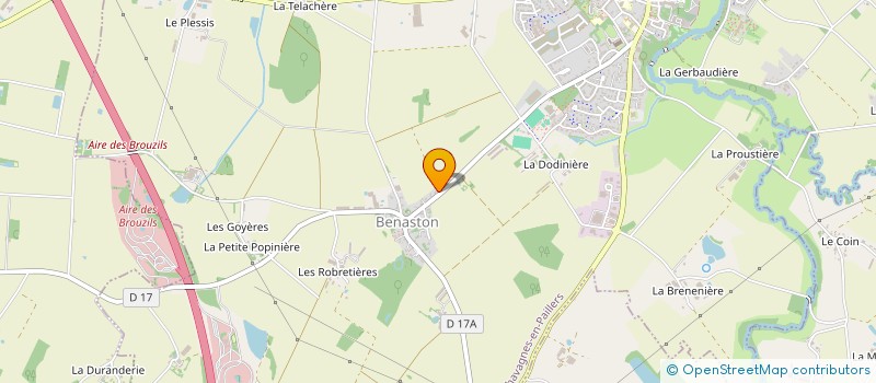 localisation de l'entreprise MOREAU JPH  CHAVAGNES-EN-PAILLERS