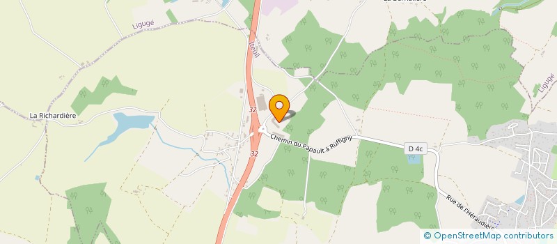 localisation de l'entreprise MOREAU LATHUS BATIMENT  ITEUIL