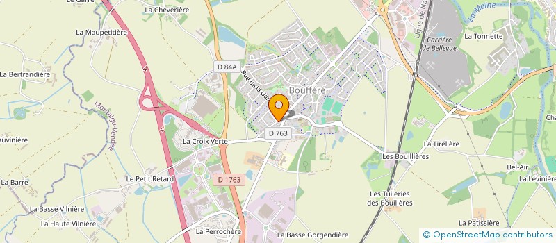 localisation de l'entreprise MOREAU - LE STUM à MONTAIGU-VENDEE
