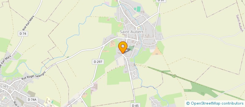 localisation de l'entreprise MOREAU MAXIME à SAINT AUBERT