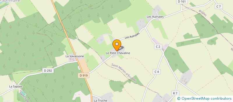 localisation de l'entreprise MOREAU-MILON à SAINT MARTIN D'ECUBLEI