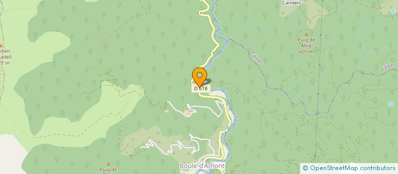 localisation de l'entreprise MOREAU-VERMOTE  BOULE D'AMONT