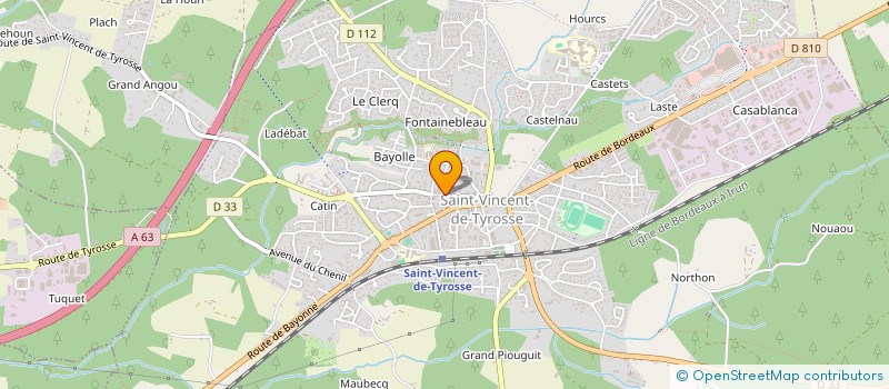 localisation de l'entreprise MOREAU -VIGNOLLE à SAINT-VINCENT-DE-TYROSSE