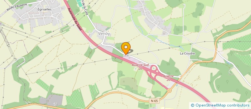 localisation de l'entreprise MOREAU VITI-SERVICES  VENOY