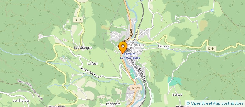 localisation de l'entreprise MOREAUD CARRELAGE  LAMURE SUR AZERGUES