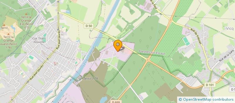 localisation de l'entreprise MOREAUTO  ESCAUTPONT