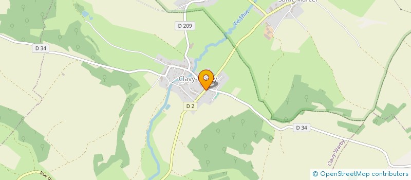 localisation de l'entreprise MOREAUX-MORIN  CLAVY-WARBY