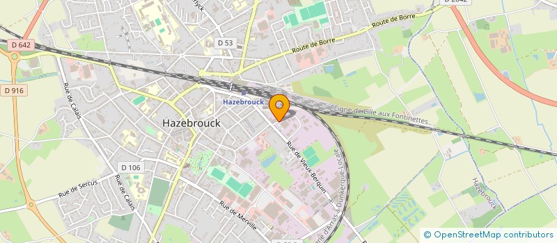 localisation de l'entreprise MOREEL MONTAGE à HAZEBROUCK