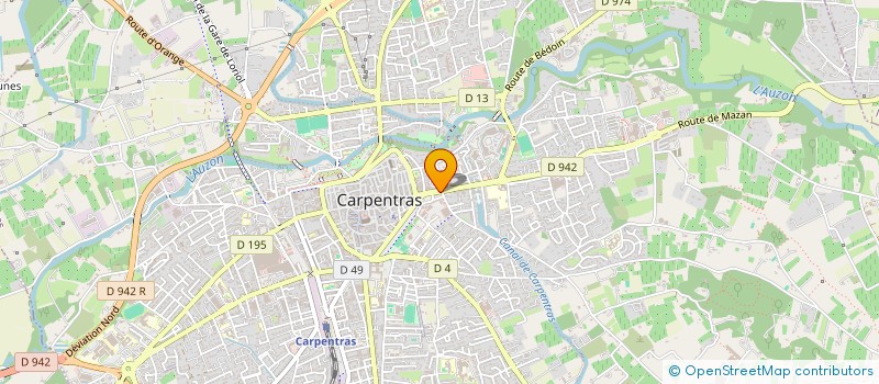 localisation de l'entreprise MOREELS ENTREPRISE  CARPENTRAS