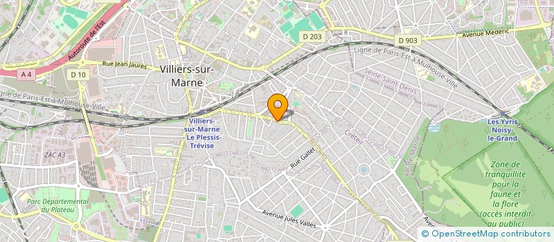 localisation de l'entreprise MOREIRA  VILLIERS-SUR-MARNE