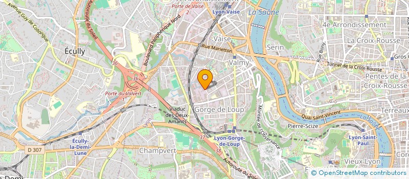 localisation de l'entreprise MOREIRA  LYON