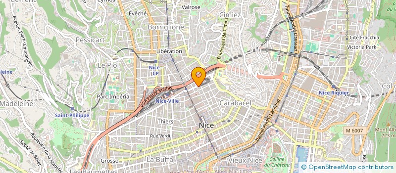 localisation de l'entreprise MOREIRA à NICE