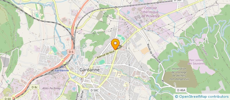 localisation de l'entreprise MOREIRA CONSTRUCTIONS à GARDANNE
