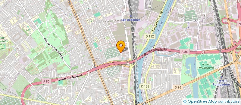localisation de l'entreprise MOREIRA ET FRERE à VITRY-SUR-SEINE