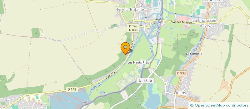 localisation de l'entreprise MOREIRA INDIVISION  IVRY-LA-BATAILLE