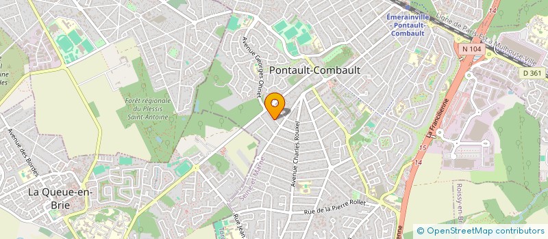 localisation de l'entreprise MOREIRA RENOVATION CONCEPT à PONTAULT-COMBAULT