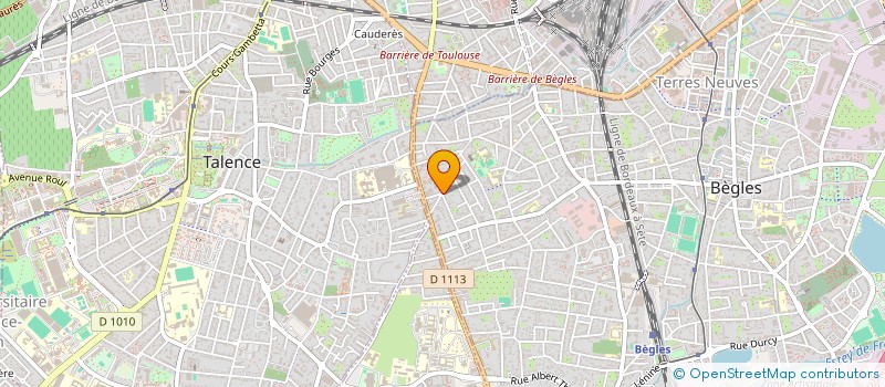 localisation de l'entreprise MOREL  BEGLES