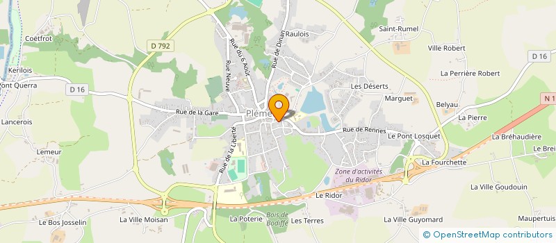 localisation de l'entreprise MOREL  PLEMET