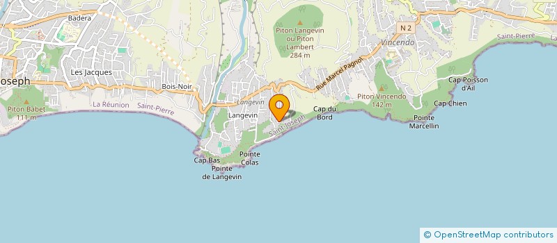 localisation de l'entreprise MOREL  SAINT-JOSEPH