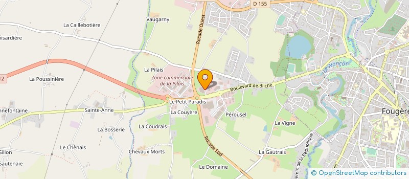 localisation de l'entreprise MOREL AMEUBLEMENT à LECOUSSE