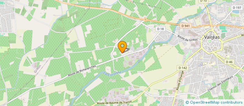 localisation de l'entreprise MOREL BARNERON SA à VALREAS