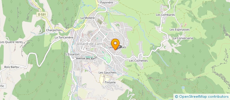 localisation de l'entreprise MOREL-BIRON VALLON  VILLARD-DE-LANS