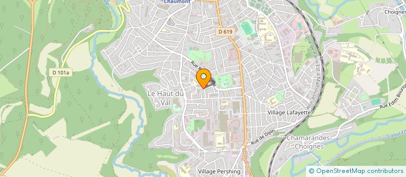 localisation de l'entreprise MOREL BOULANGERIE PATISSERIE à CHAUMONT